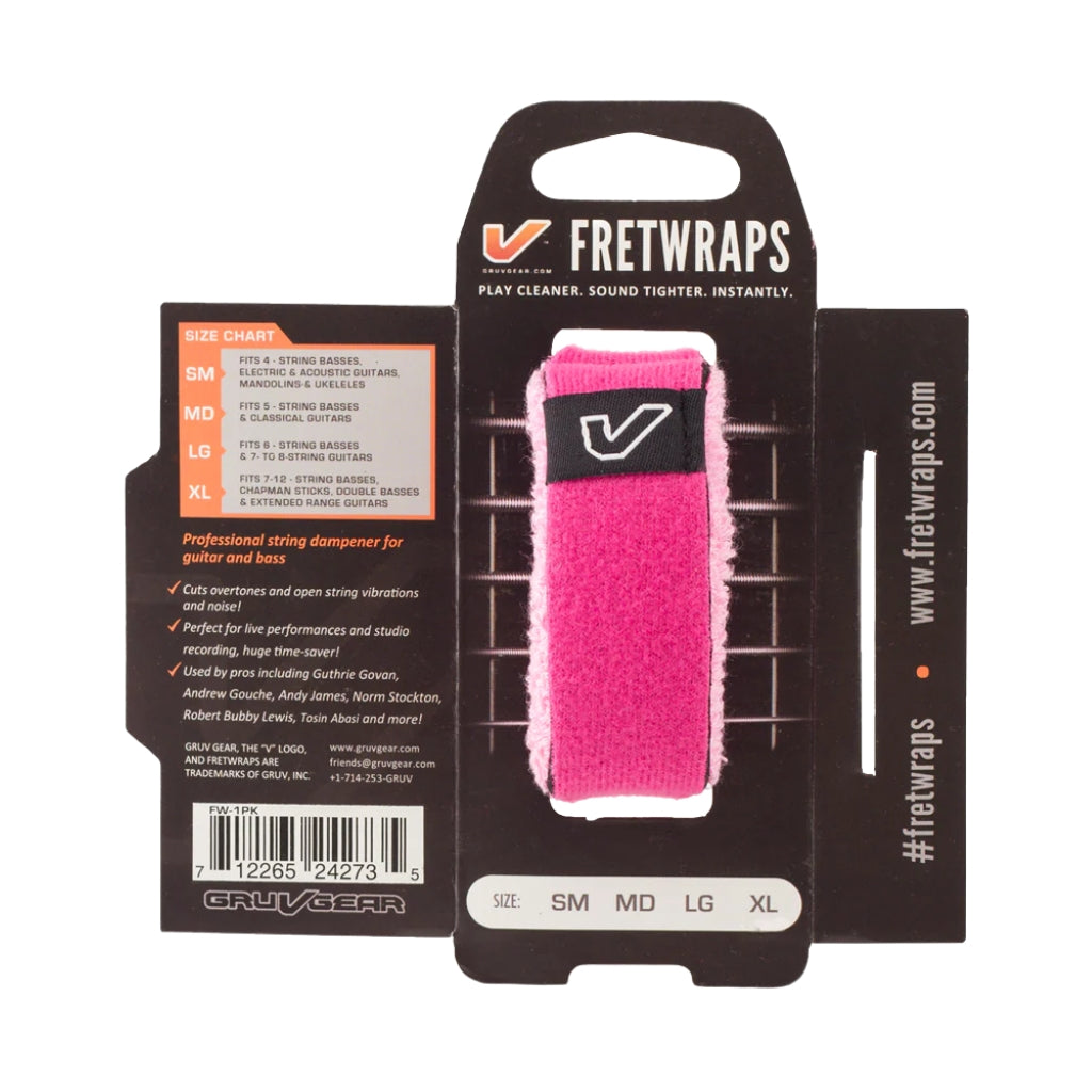 Gruv Gear - FretWraps String Dampener - Small, Pink