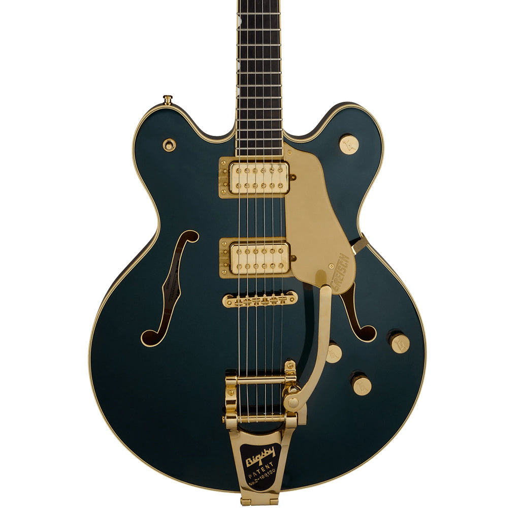 Gretsch Broadkaster LX Center Block with String Thru Bigsby & Gold Hardware Cadillac Green Ebony Fingerboard