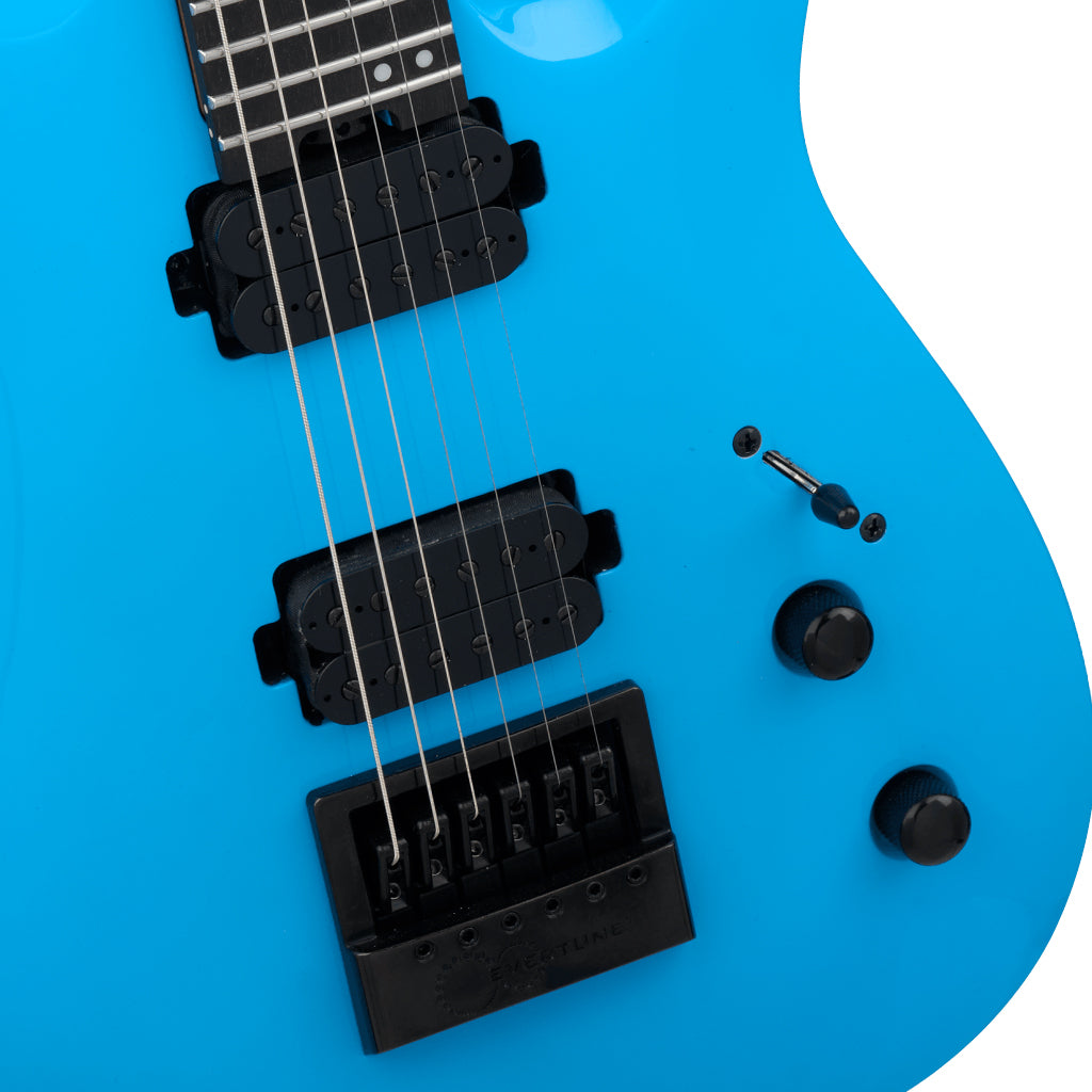 Jackson Pro Plus Series Misha Mansoor Juggernaut ET6 Electric Guitar Riviera Blue Ebony Fingerboard