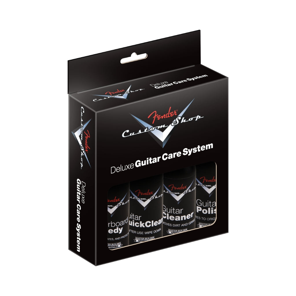 Fender Custom Shop - Deluxe Guitar Care System - 4 Pack, Black