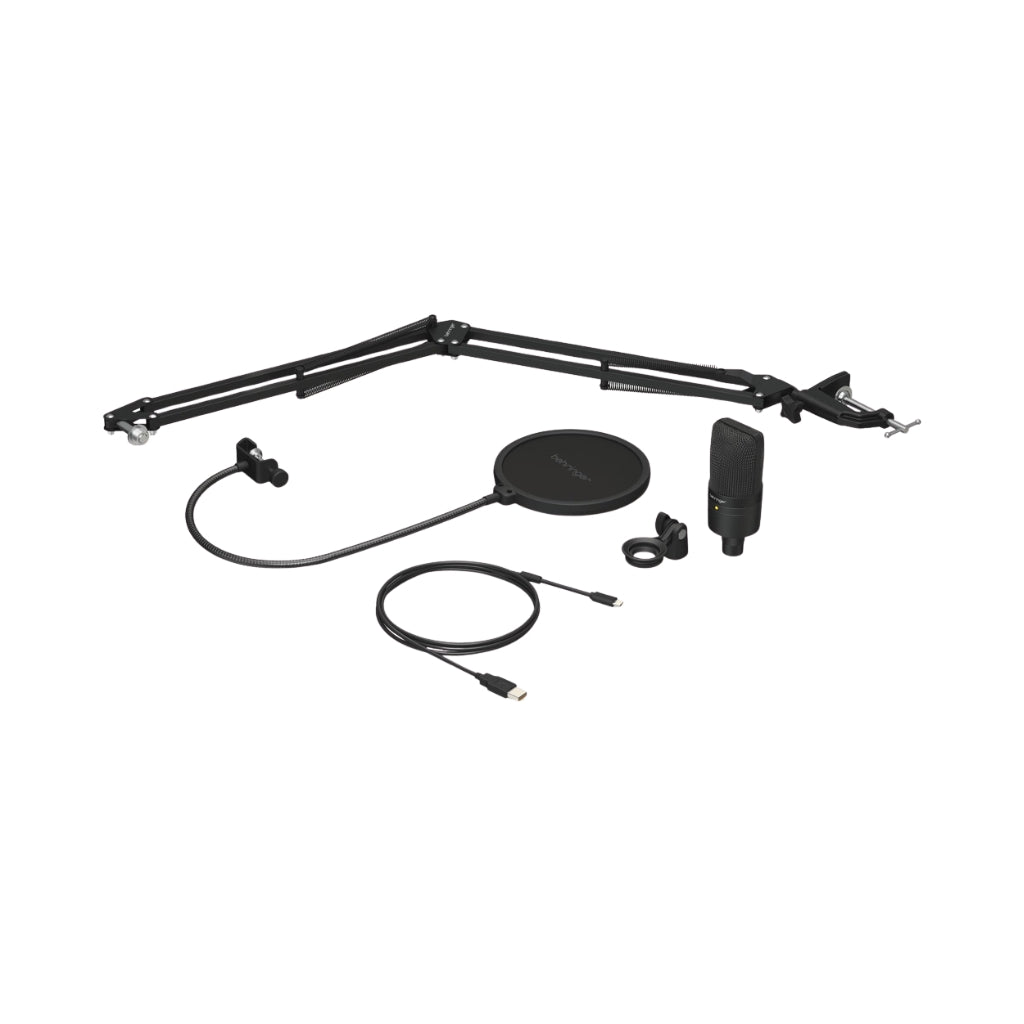Behringer D3 USB  Microphone Podcast Bundle