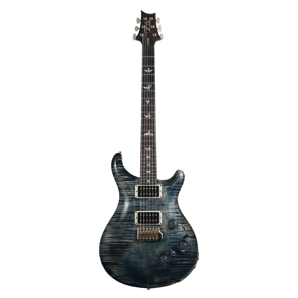 PRS - Custom 24 Piezo Pattern Thin Electric Guitar - Faded Whale Blue