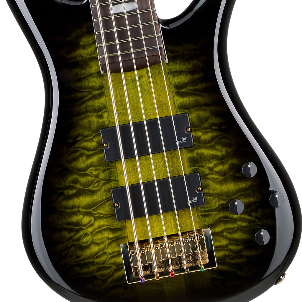 Spector - Icon NS-5 Neck Through Electric Bass Guitar - Haunted Moss