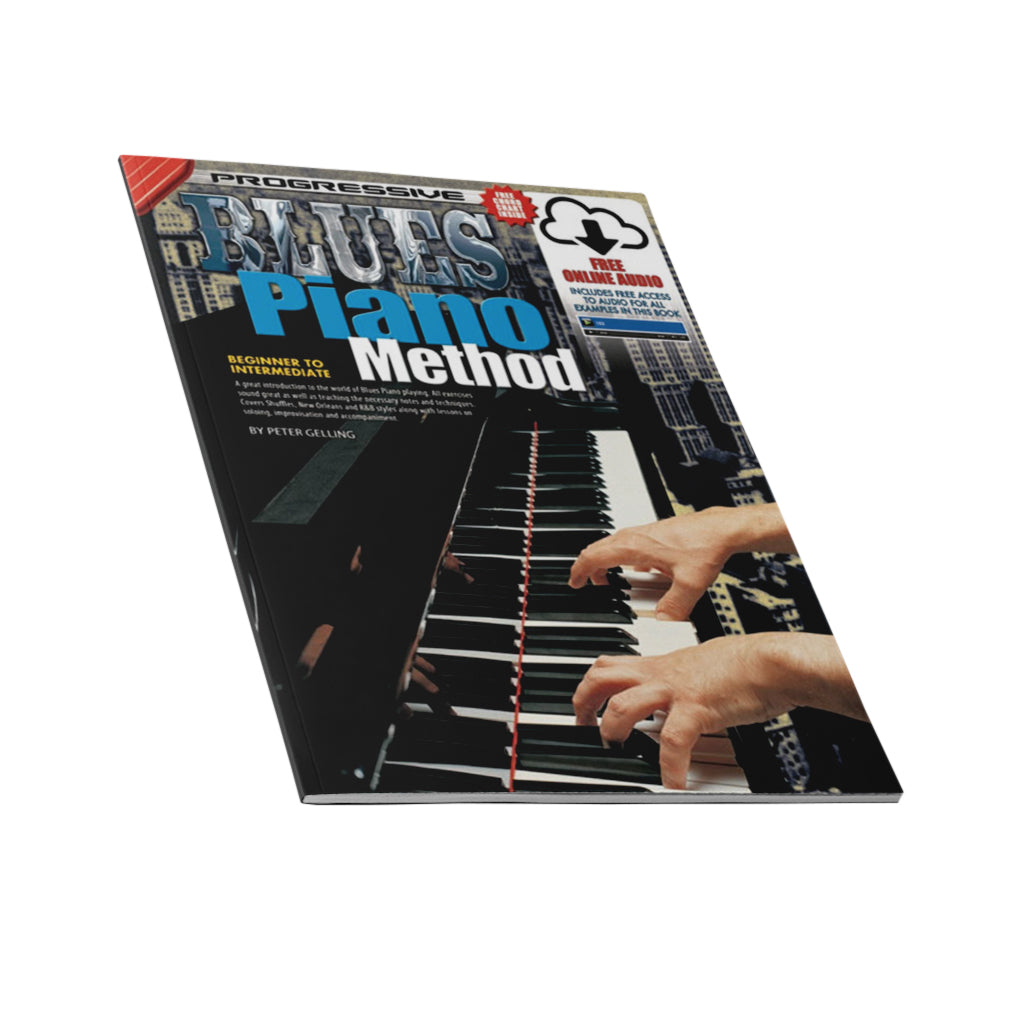 Progressive Blues Piano Method Book w/Online Media - 69207
