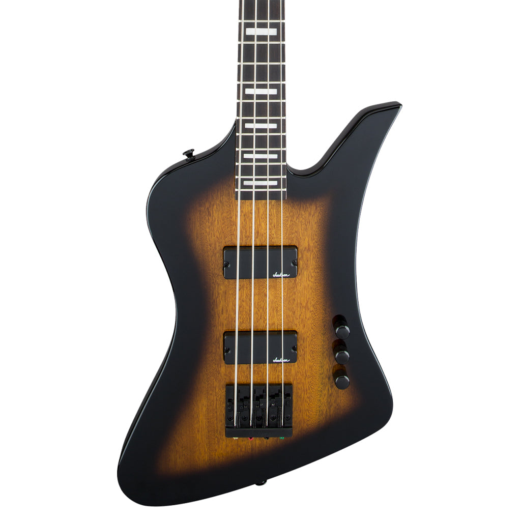 Jackson - JS Series Kelly Bird IV JS2 Bass Guitar - Tobacco Burst, Amaranth Fingerboard