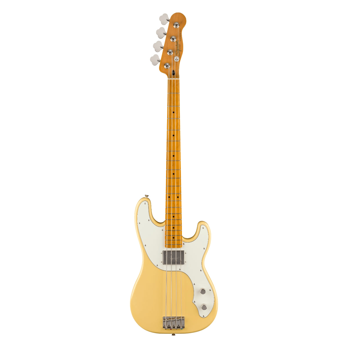 Squier - Classic Vibe Telecaster Bass Guitar - Vintage White, Maple Fingerboard
