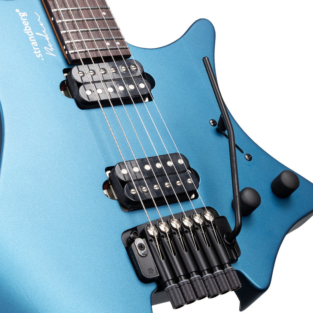 Strandberg Boden Essential 6 Tremolo Headless Electric Guitar - Whale Bluev