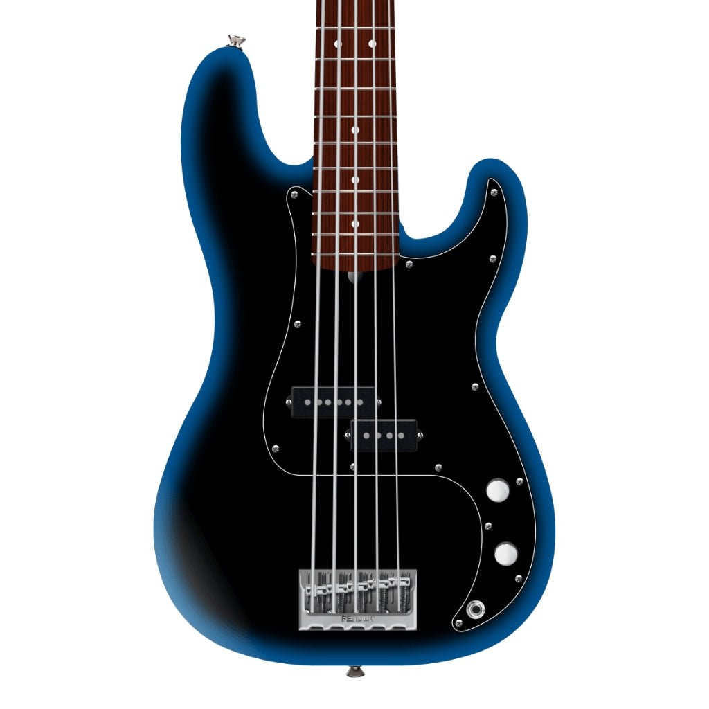 Fender American Professional Precision Bass V Guitar - Dark Night, Rosewood Fingerboard