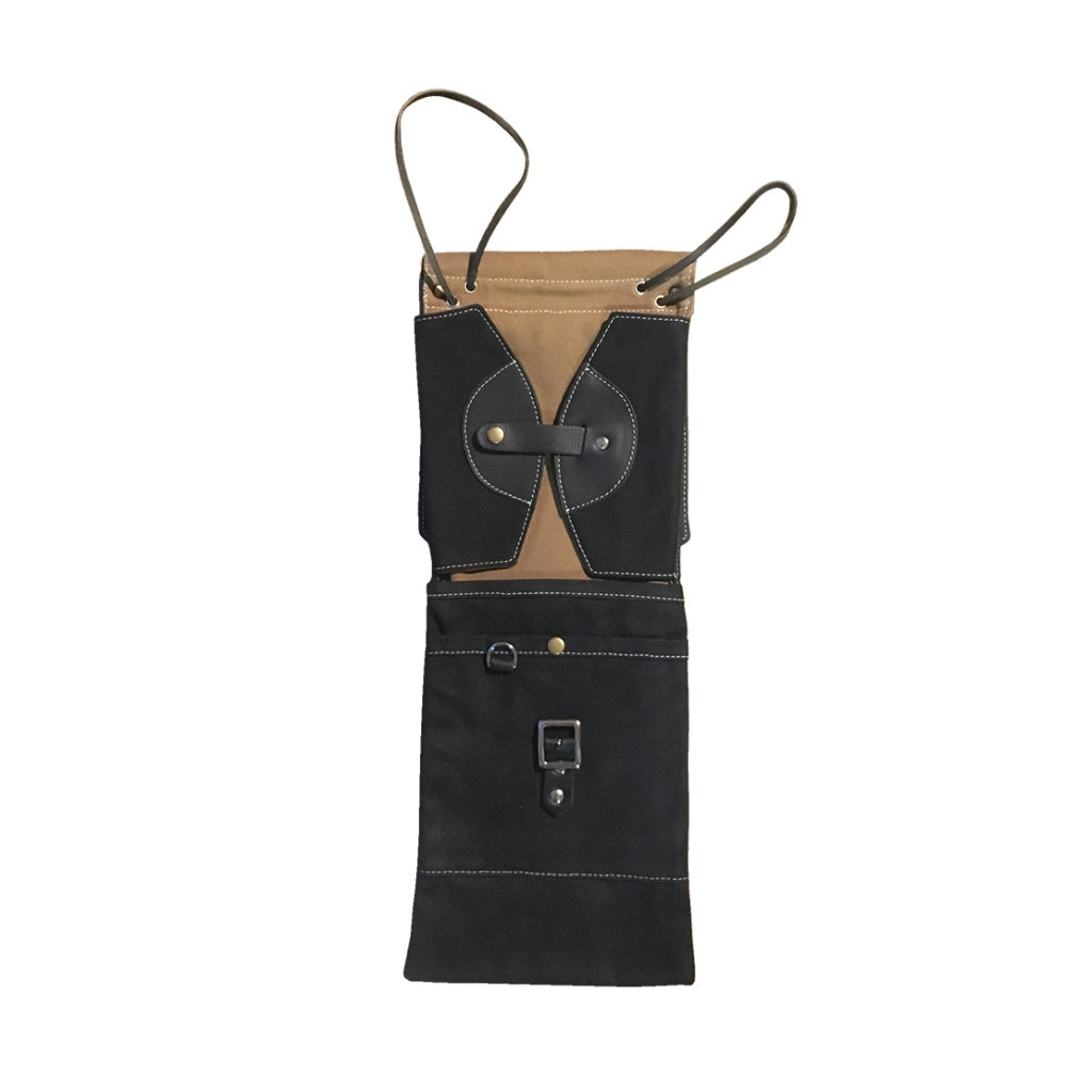 Tackle - BB5040 Compact Waxed Canvas Stick Bag - Black