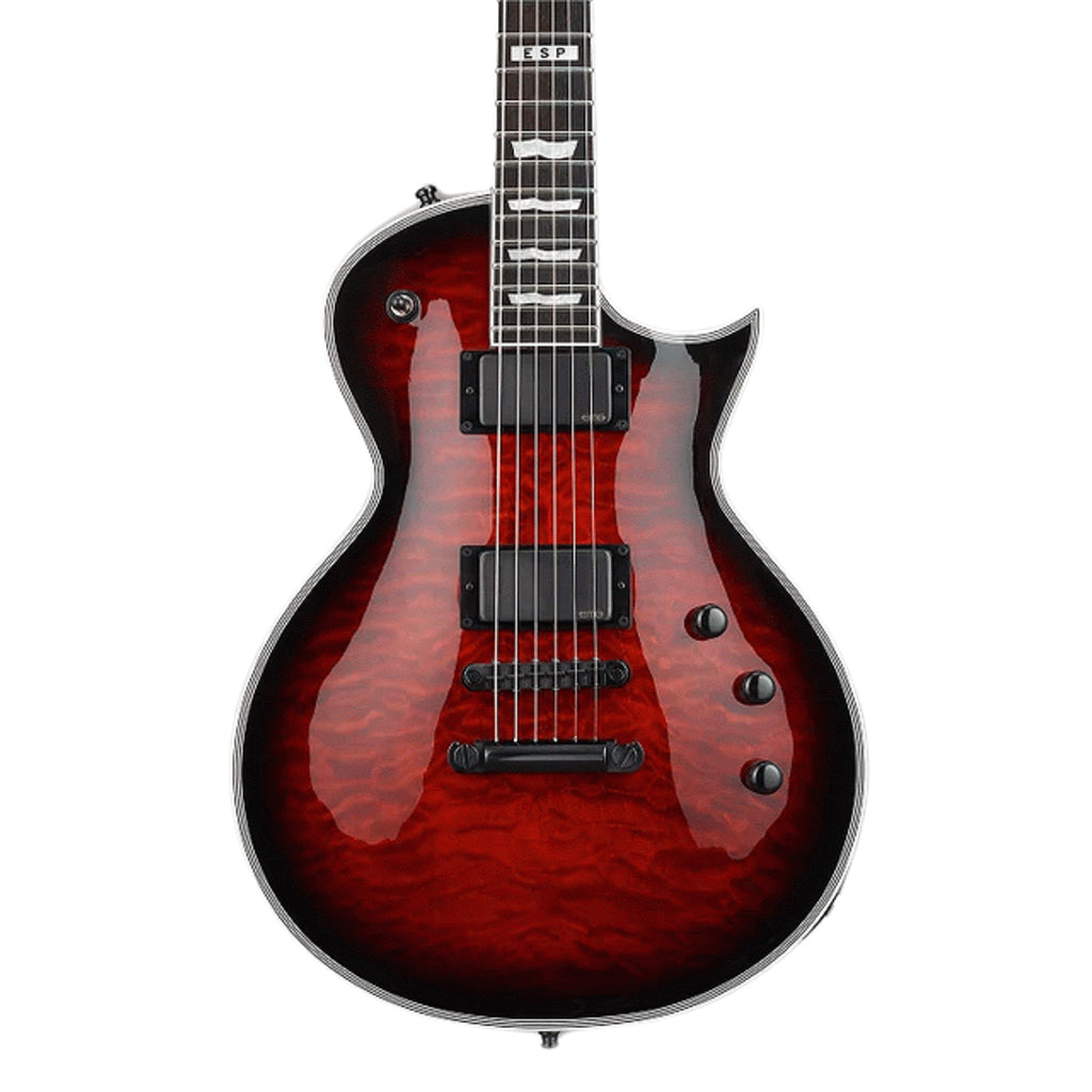 ESP E-II Eclipse 2 Quilted Maple - See Thru Black Cherry Sunburst