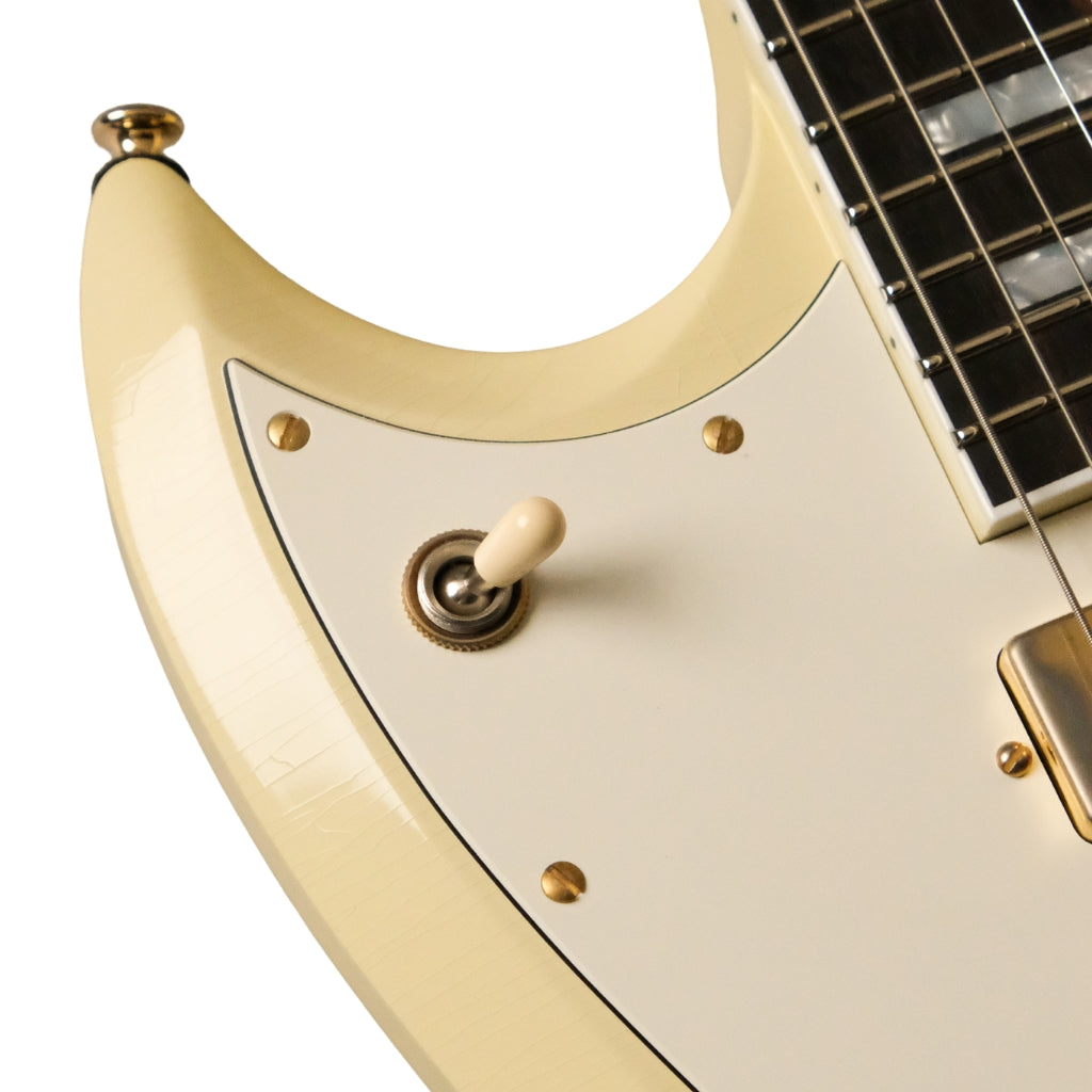 Frank Brothers Radar Deluxe Light Relic Electric Guitar - Nicotine White