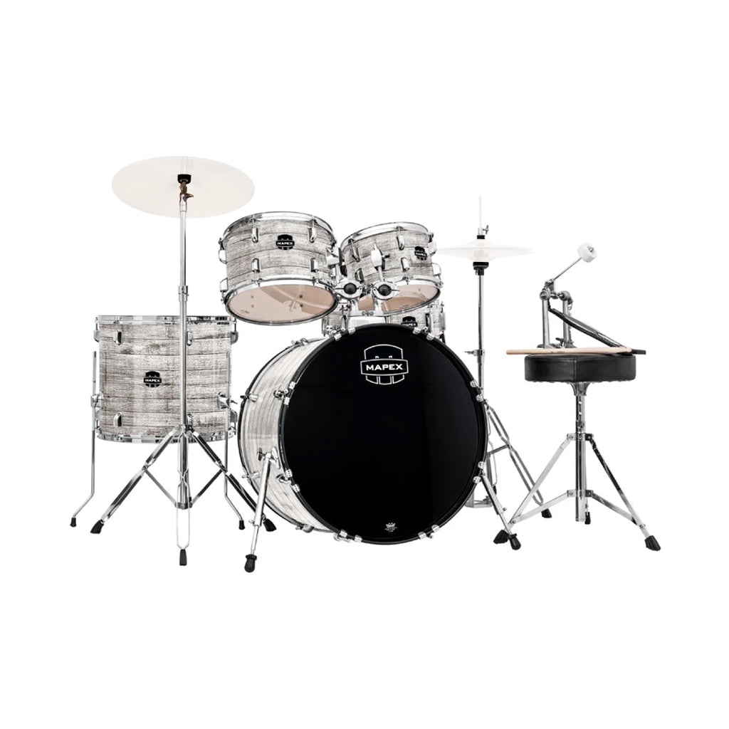 Mapex Prodigy 5-Piece Drum Kit Pack - White Wood Grain