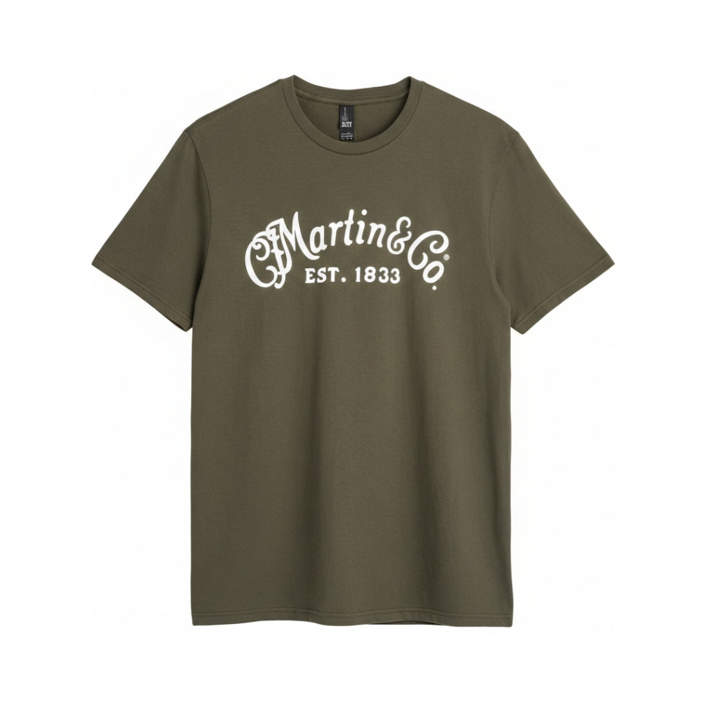 Martin - CFM Logo Tee - Olive Green, Large