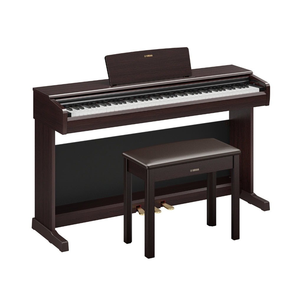 Yamaha - Arius YDP-146 88-key Upright Digital Piano with Bench - Rosewood