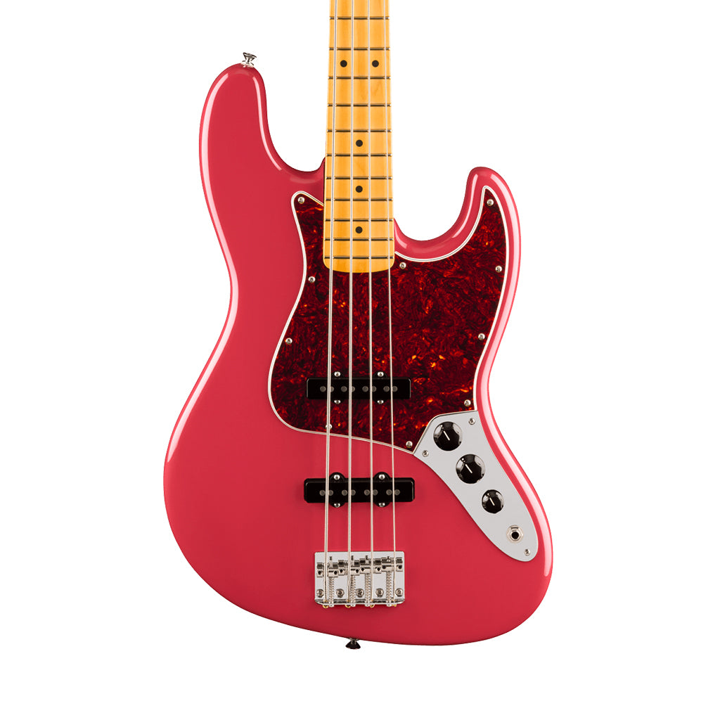 Fender American Professional Classic Jazz Bass Maple Fingerboard - Faded Dakota Red
