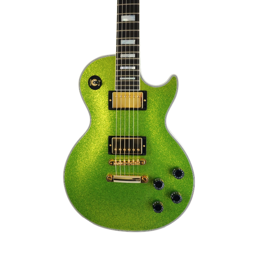 Gibson Custom Shop Les Paul Axcess Electric Guitar - Gecko Green Sparkle hero