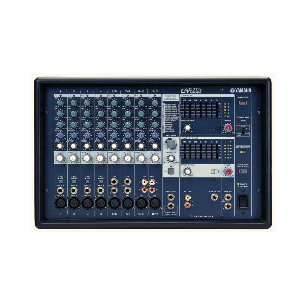 Yamaha EMX212S Powered Mixer w/A10 PA Speaker