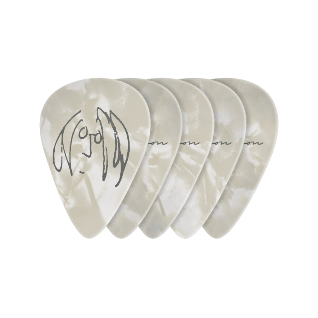 D'Addario John Lennon Signature Guitar Picks - Medium Gauge (.70mm) 10-Pack