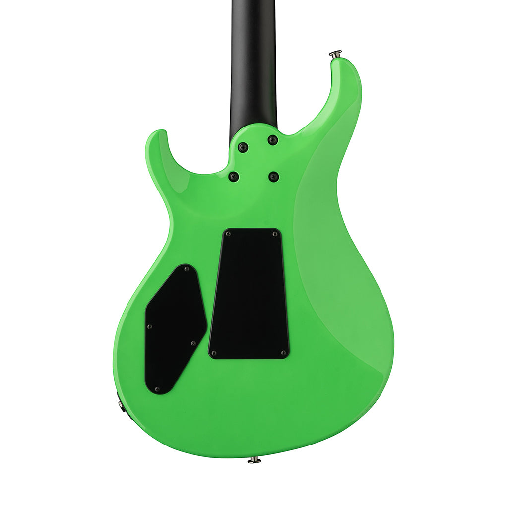 PRS Tekton Floyd Electric Guitar with Floyd Rose Tremolo - Neon Green w/Black Satin Neck