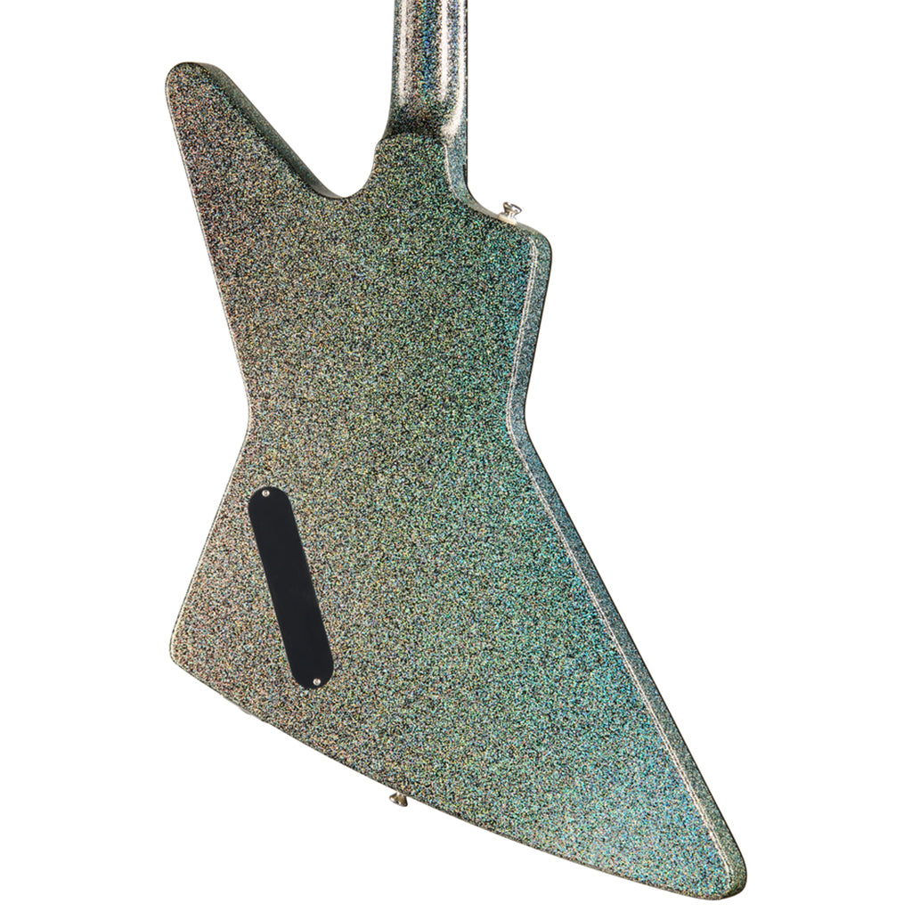 Epiphone Lzzy Hale Explorer Black Diamond Holograph Sparkle back zoom