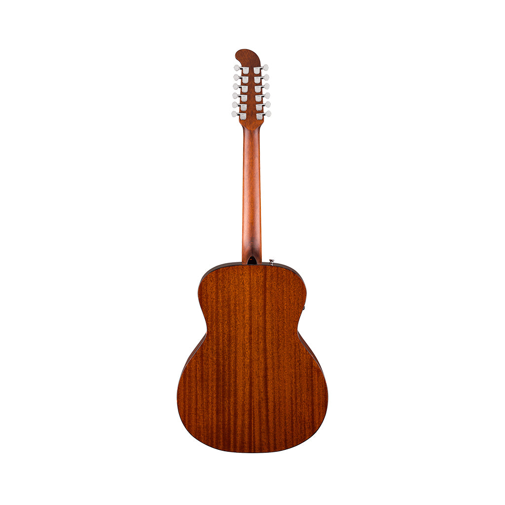 Fender California Deluxe Villager E 12-String Acoustic-Electric - Honey Sunburst