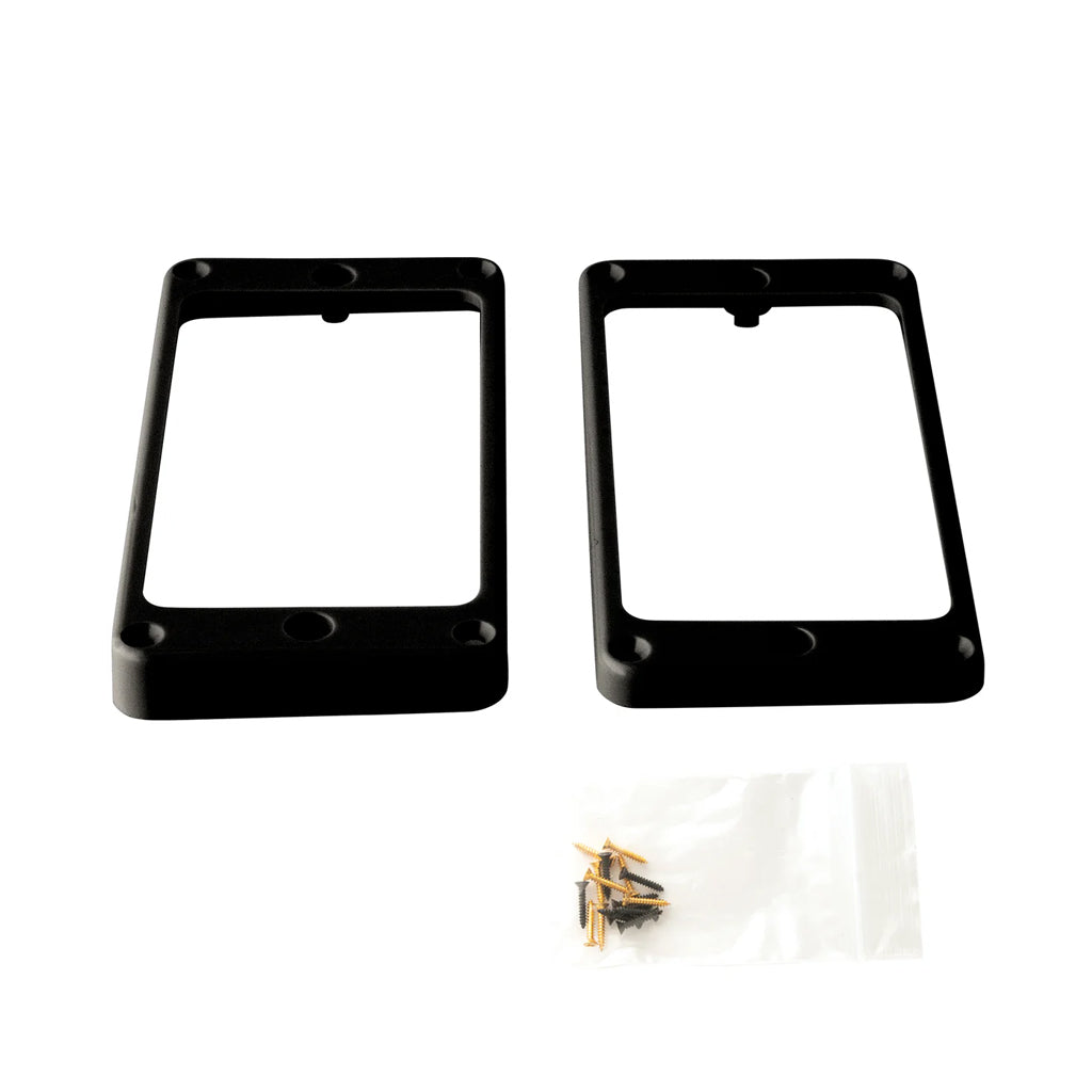PRS Plastic Humbucker Pickup Rings for Stoptail Models - Black
