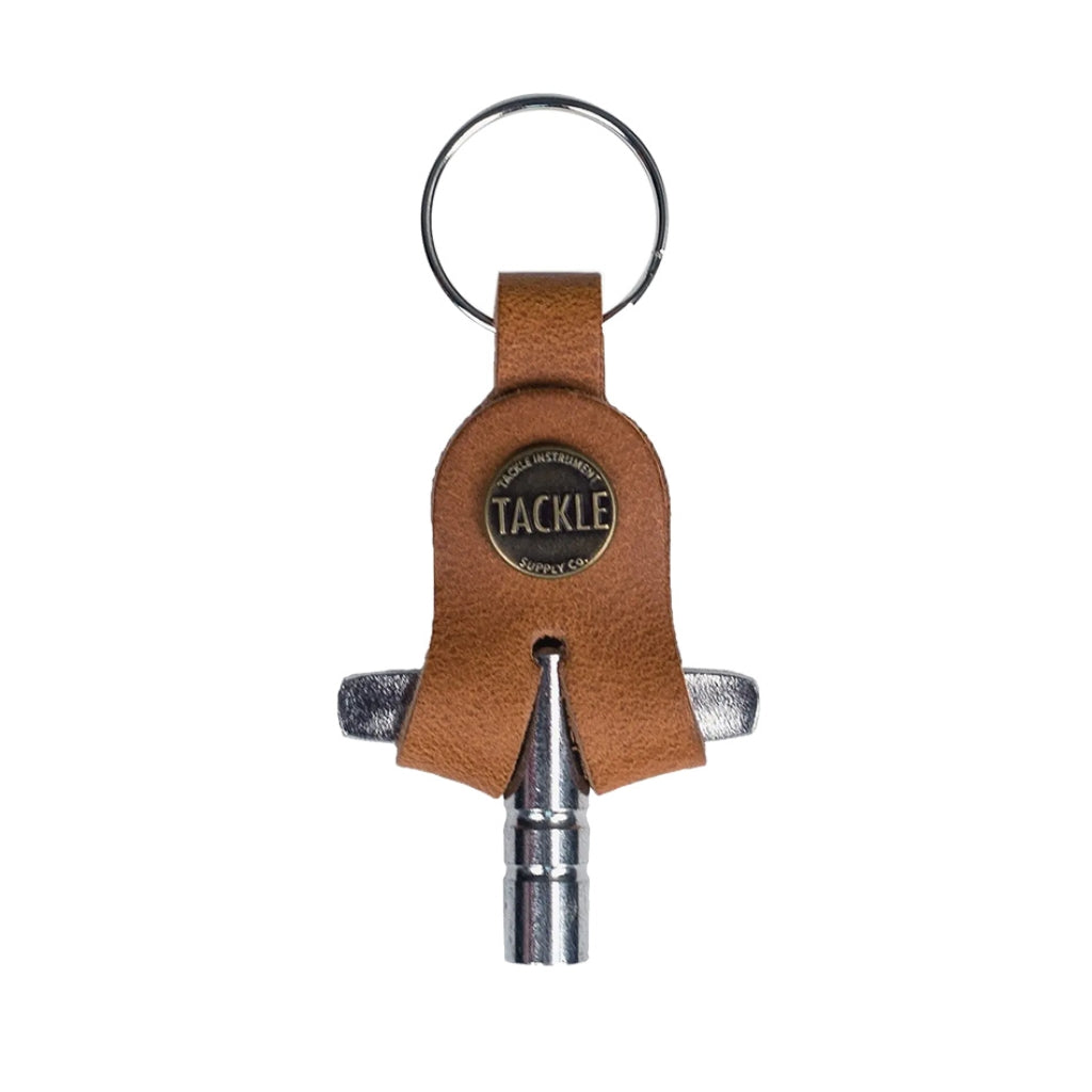 Tackle - Leather Drum Key Case - Saddle Tan
