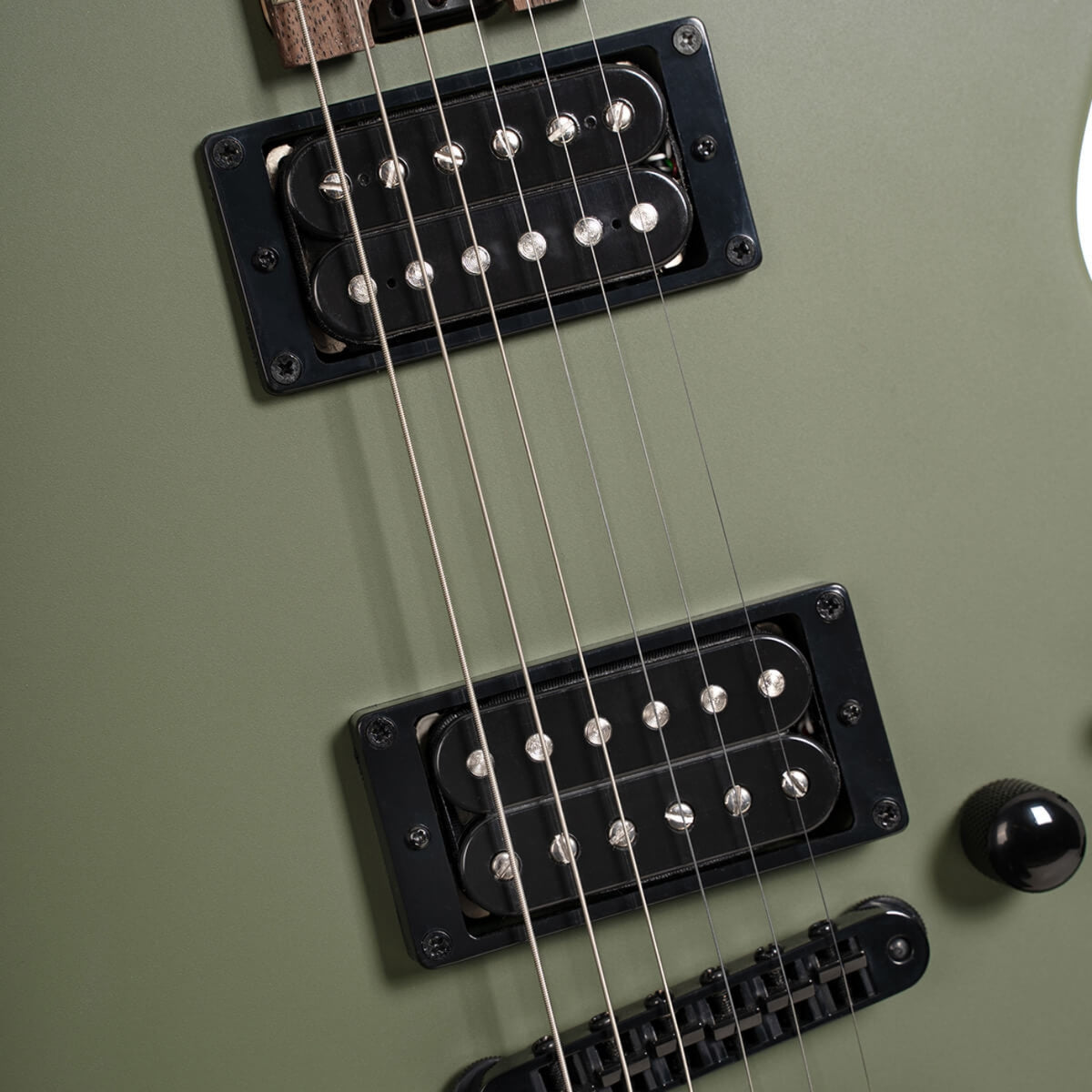 Cort - MBM-2H Electric Guitar - Satin Olive Green