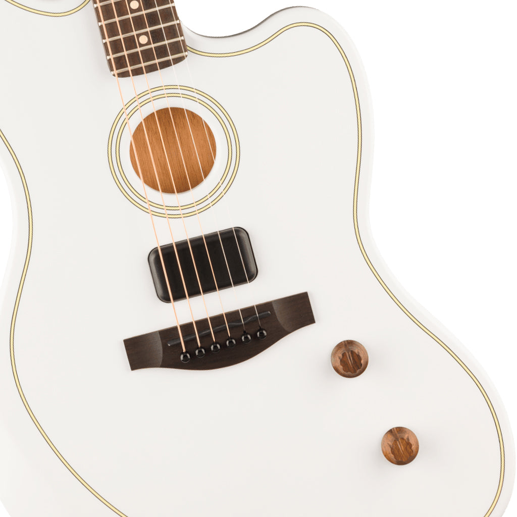 Fender Limited Edition Acoustasonic Standard Jazzmaster Acoustic-Electric Guitar - Arctic Gold