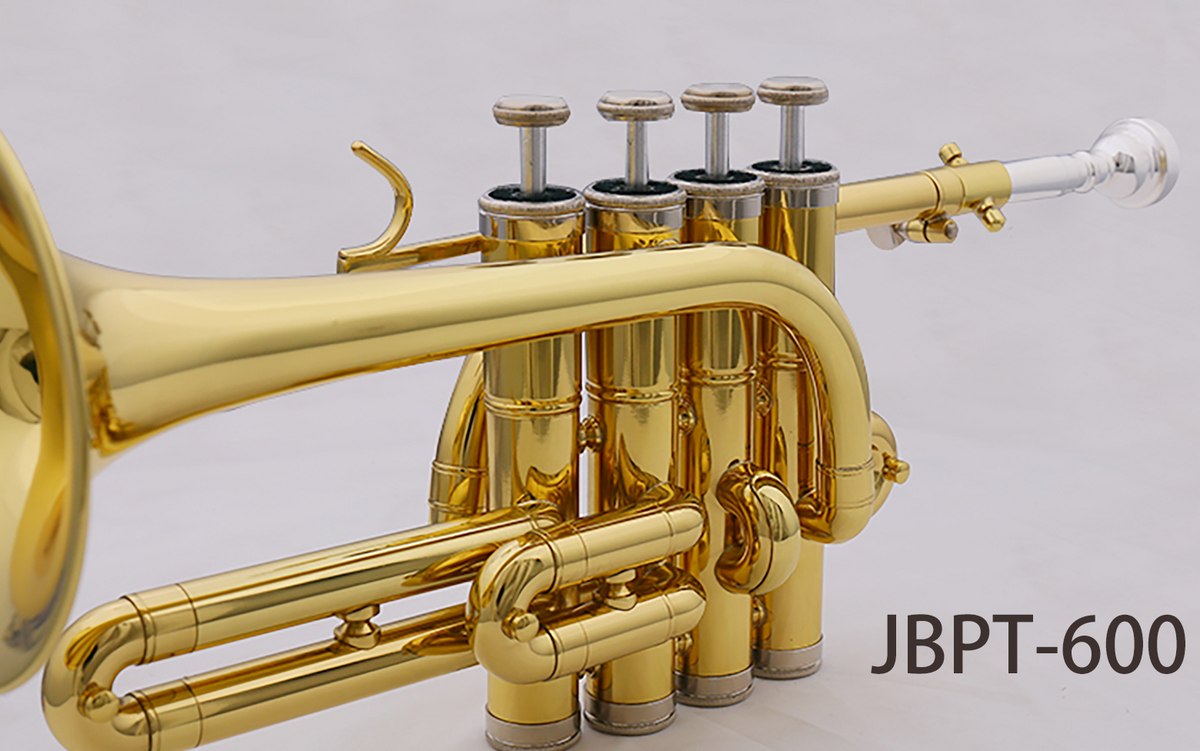 Knight Piccolo Trumpet PT-600, 4 Valve Piston, with Case