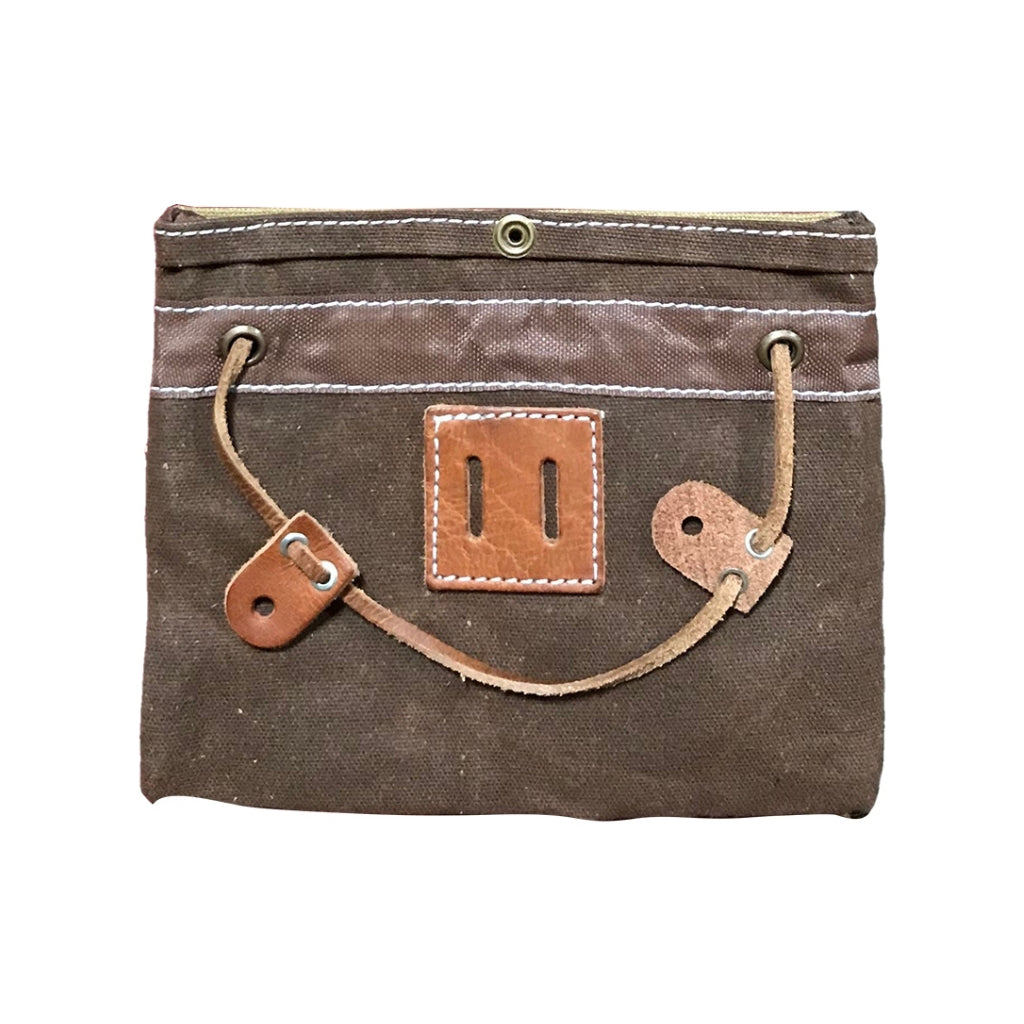 Tackle - Waxed Canvas Gig Pouch - Brown