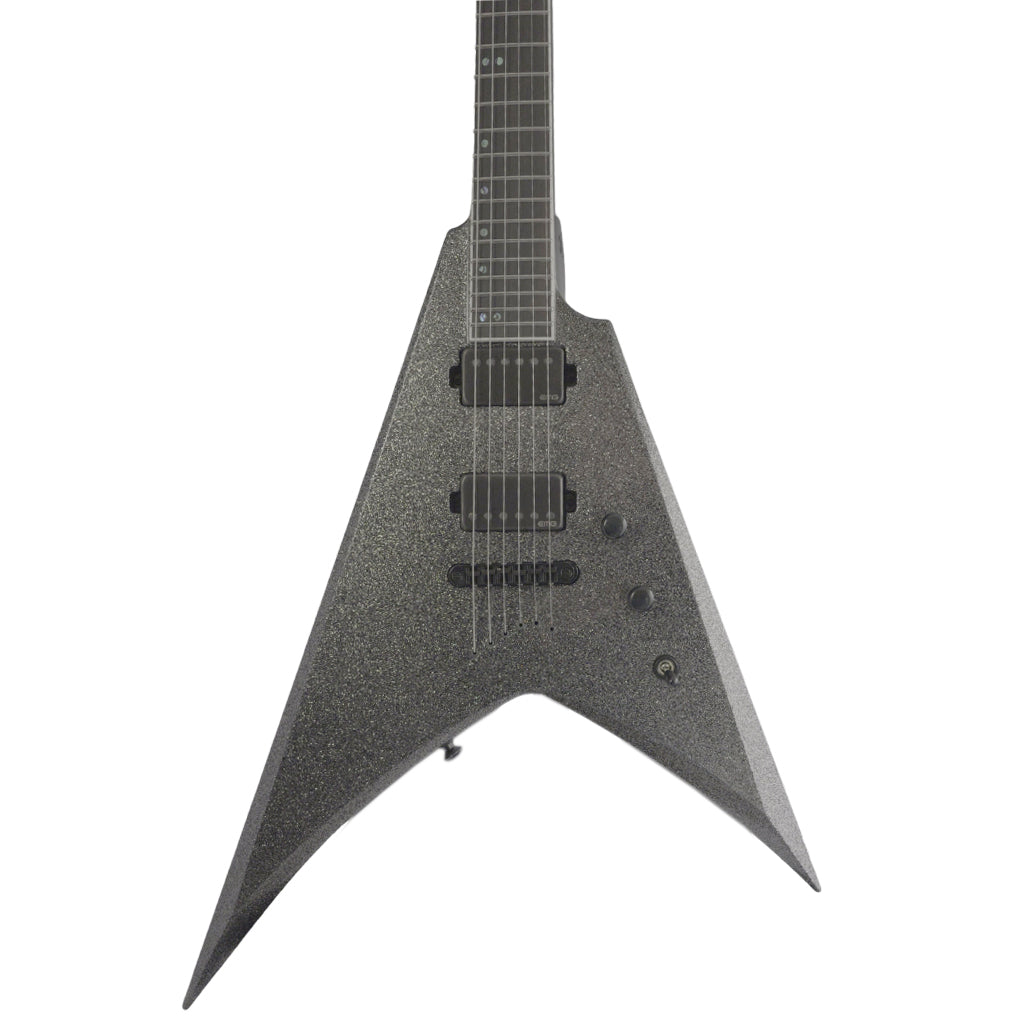 ESP USA V-II Neck-Thru w/EMG Pickups Electric Guitar - Black Sparkle