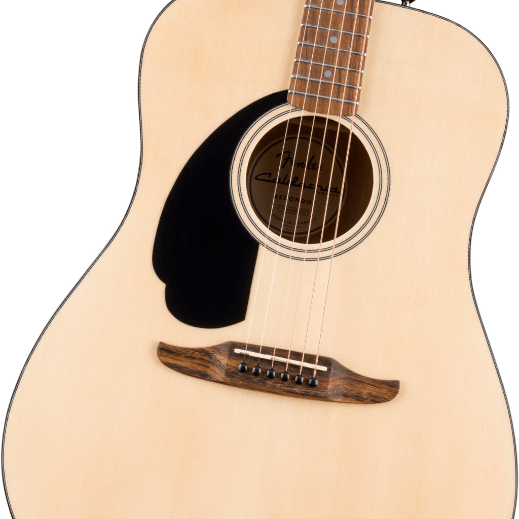 Fender - California Standard Redondo Left-Handed Acoustic Guitar - Natural, Spruce Top
