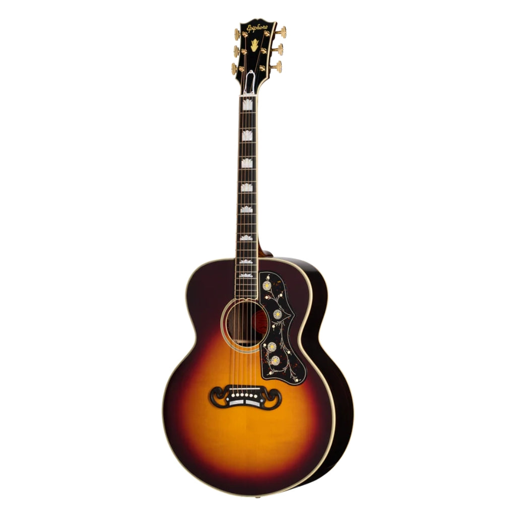 Epiphone - Pre-war SJ-200 Rosewood Reissue Acoustic-Electric Guitar - Vintage Sunburst