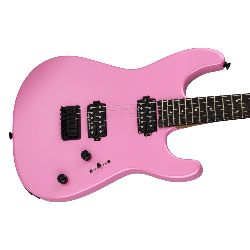 Charvel - Pro-Mod Plus San-Dimas Style 1 HH HT Electric Guitar, Ebony Fingerboard - Platinum Pink