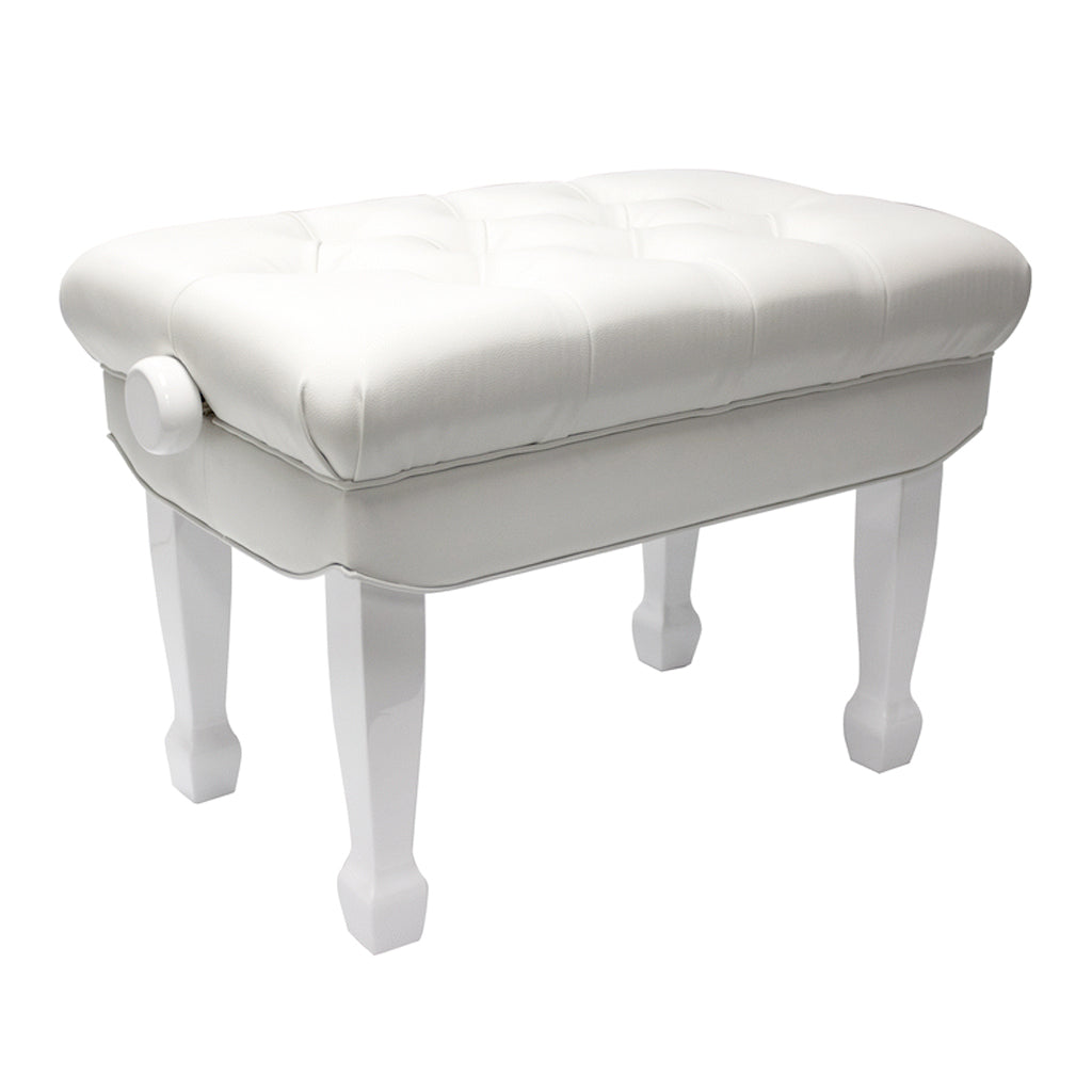 Beale BPB330 WH Deluxe Grand Piano Bench