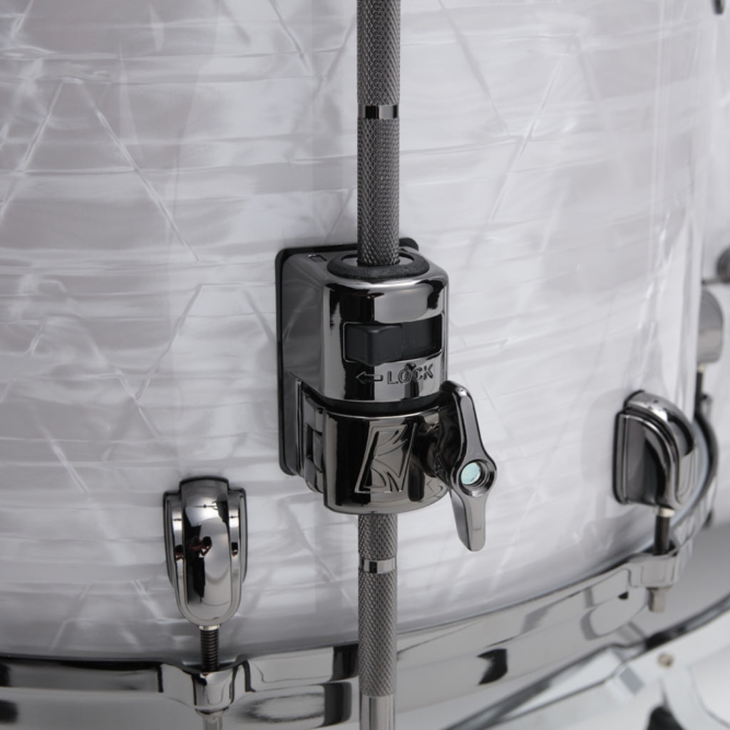 TAMA - Starclassic Walnut Birch 4-Piece Shell Pack - White Pearl, Black Nickel Shell Hardware