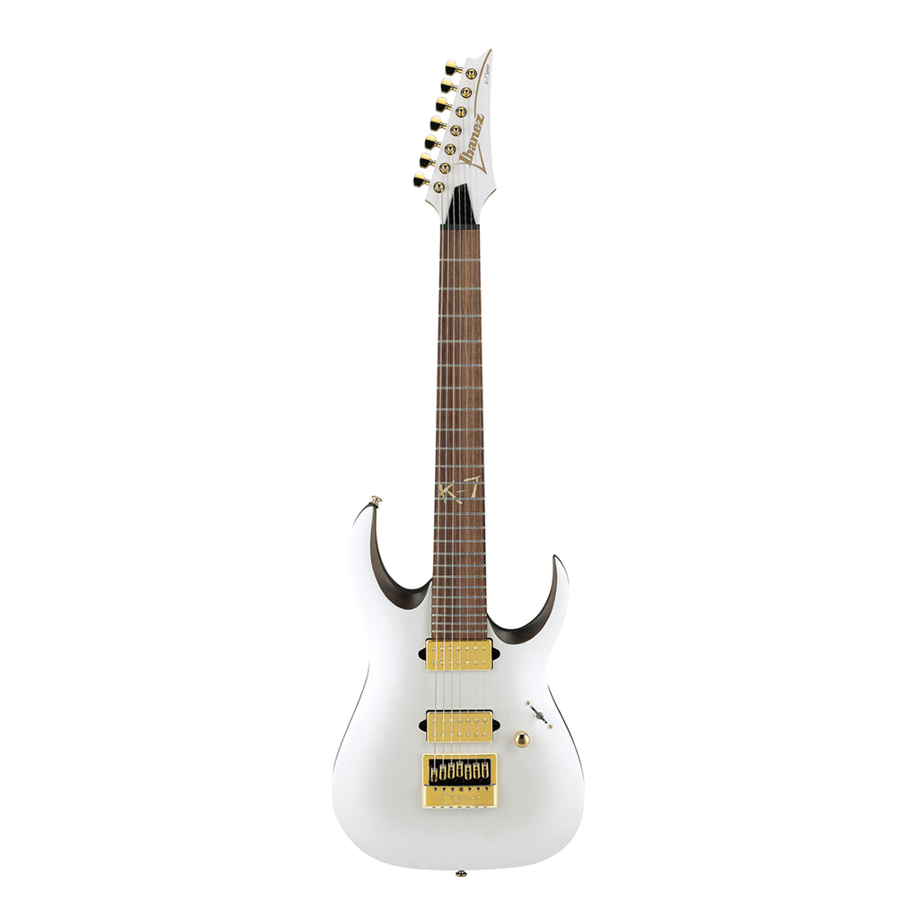 Ibanez K7 Yang Head Signature 7-String Rosewood Fretboard - White