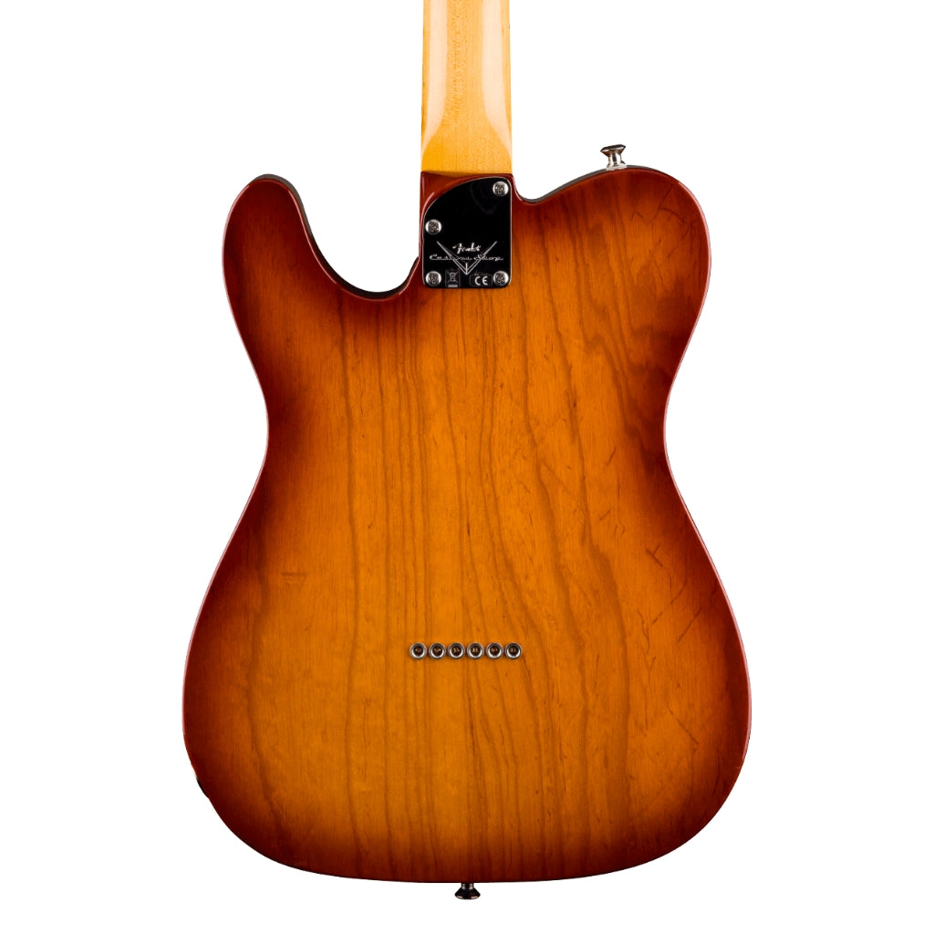 Fender - Postmodern Telecaster DLX Closet Classic Electric Guitar - Aged Violin Burst, Quartersawn Maple Neck