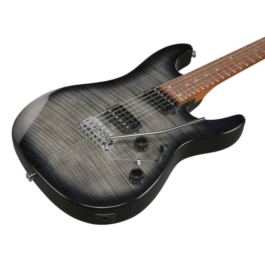 Ibanez - AZ24S1F TKS Electric Guitar Bundle With BIGMINI Tuner - Transparent Black Sunburst