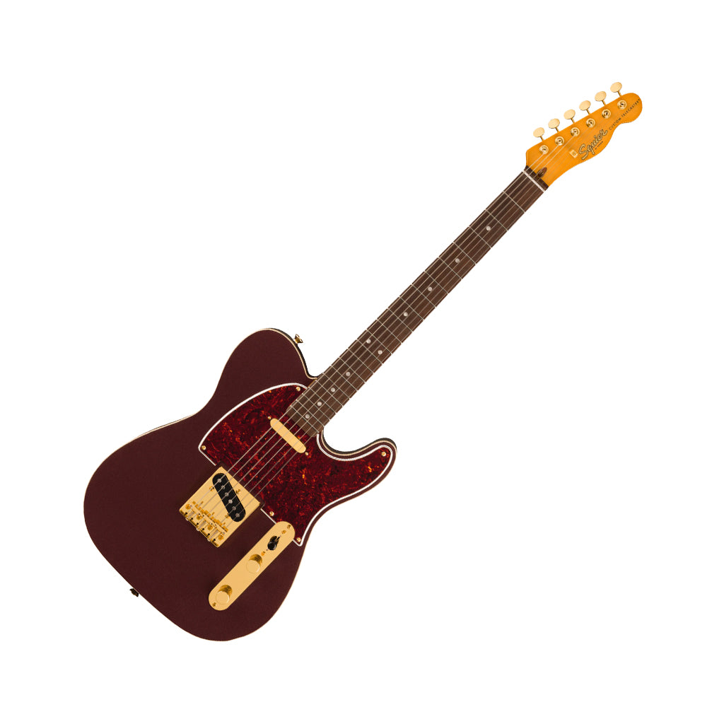Squier FSR Classic Vibe 60s Custom Telecaster Laurel Fingerboard Gold Hardware - Oxblood