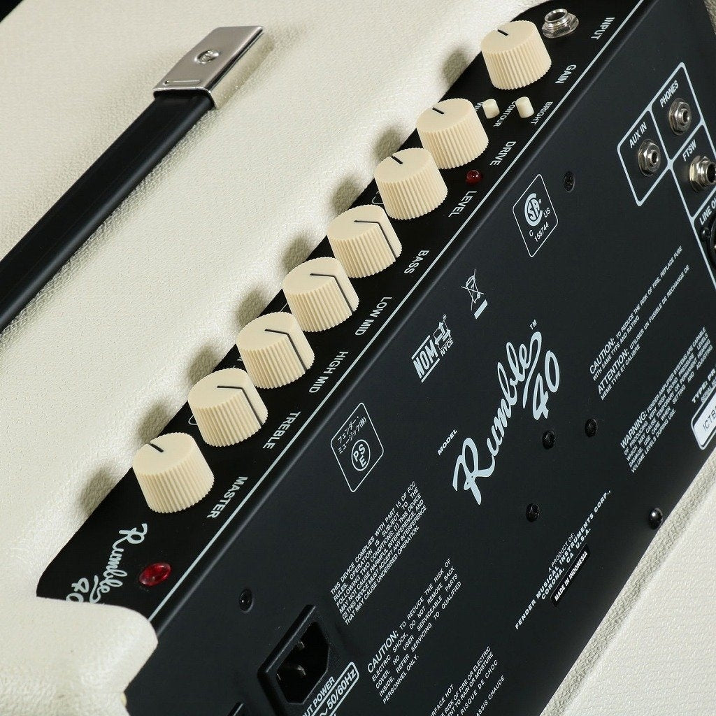 Fender Limited Edition Rumble 40 1 x 10-inch 40-watt V3 Bass Combo Amp - Ivory