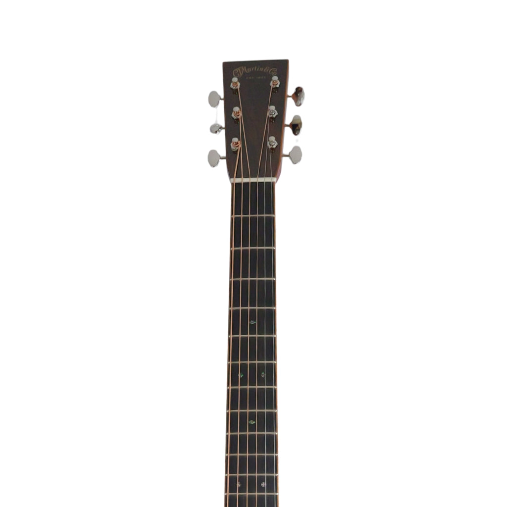 Martin Custom Shop Style-28 Orchestra Acoustic Guitar - Wild Grain East Indian Rosewood headstock front