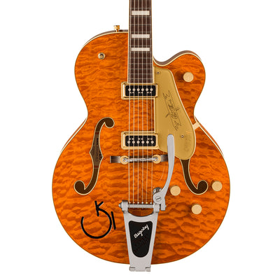 Gretsch G6120TGQM-56 Limited Edition Quilt Classic Chet Atkins in Roundup Orange Stain Lacquer