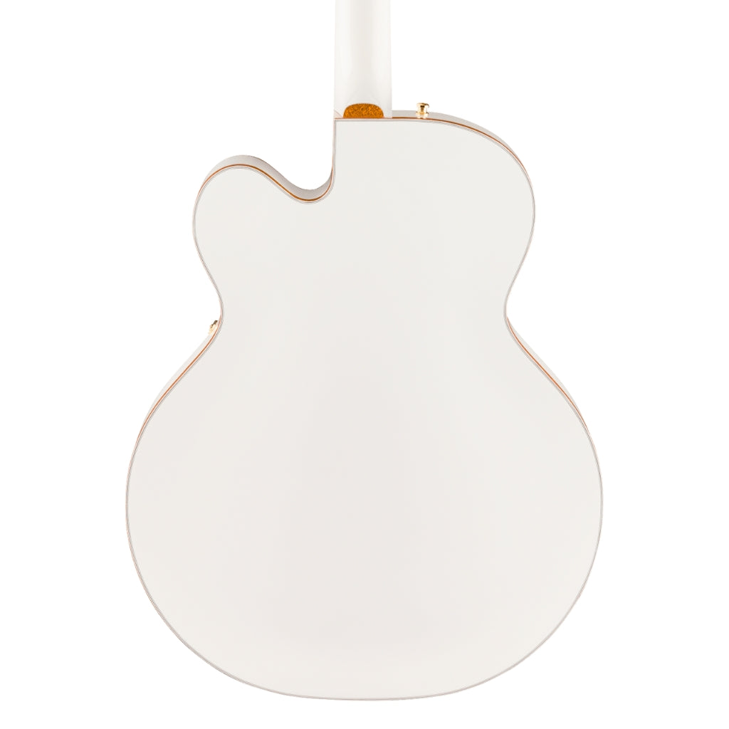 Gretsch - Falcon Hollow Body Ebony Fingerboard with String Thru Bigsby and Gold Hardware - White