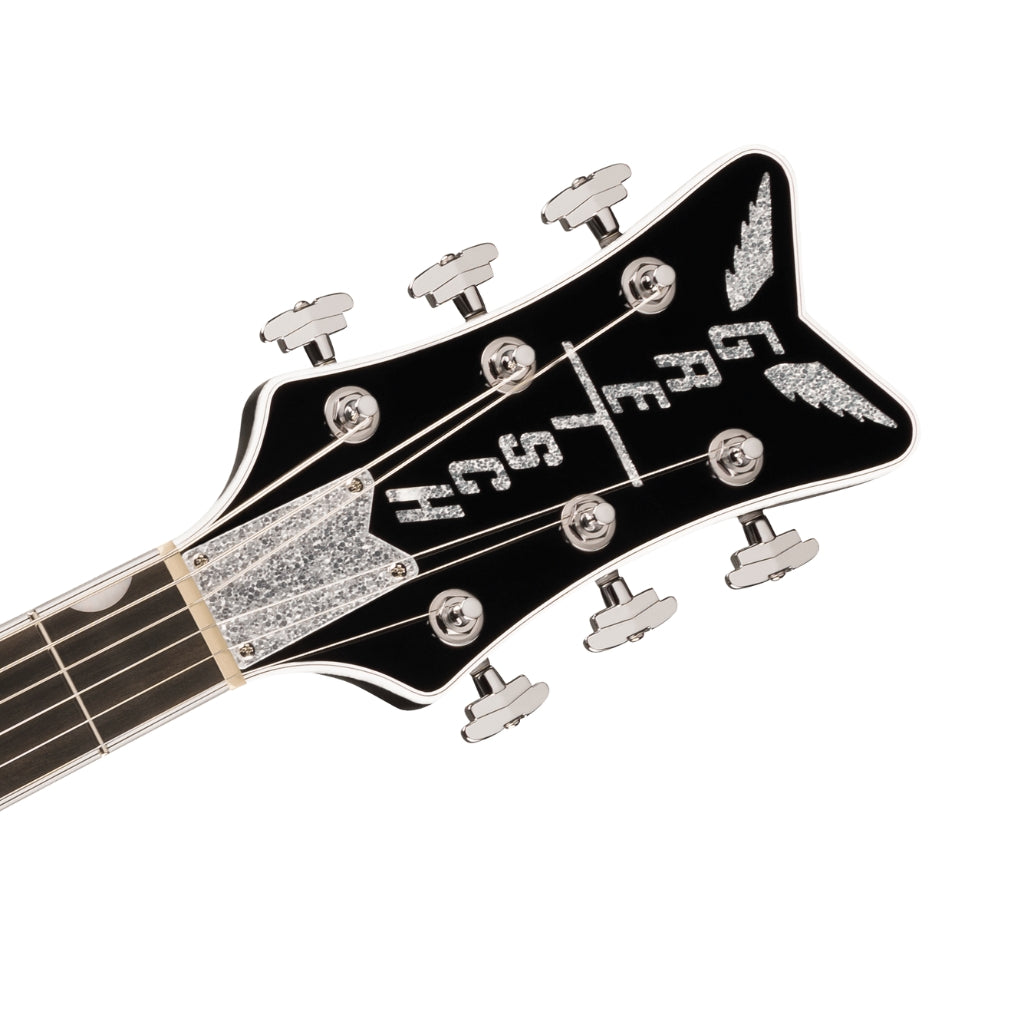 Gretsch - Falcon Hollow Body Ebony Fingerboard with String-Thru Bigsby® and Chrome Hardware - Black