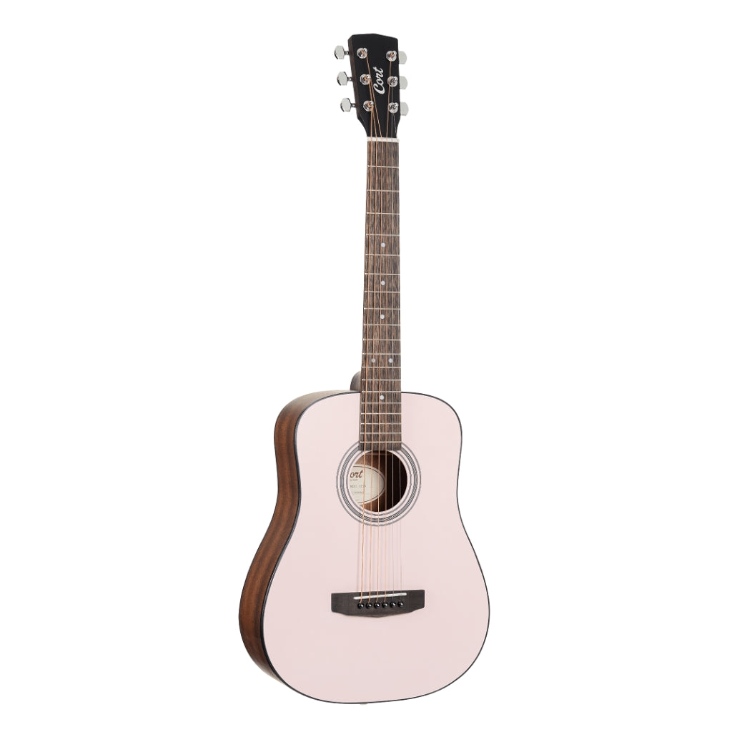 Cort - Standard AD Mini Dreadnought Acoustic Guitar - Open Pore Ivory