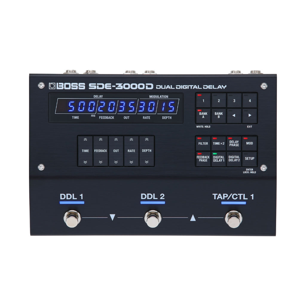Boss - SDE-3000D Dual Digital Delay - Effects Pedal