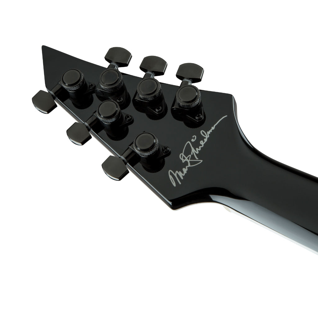 Jackson USA - Signature Marty Friedman MF-1 Electric Guitar - Gloss Black with White Bevels, Rosewood Fingerboard
