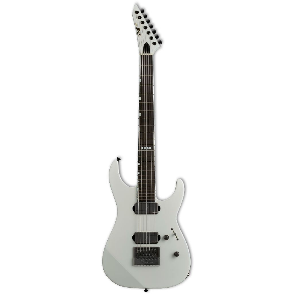 ESP E-II M-II 7B 7 String Electric Guitar Baritone Evertune - Pearl White - E2-MII7BETPW